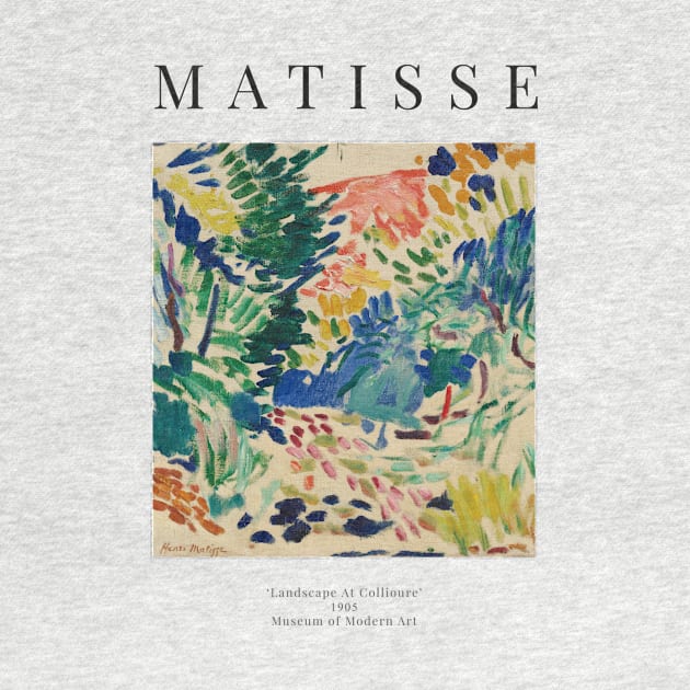 Henri Matisse - Landscape At Collioure - Exhibition Poster Poster by studiofrivolo